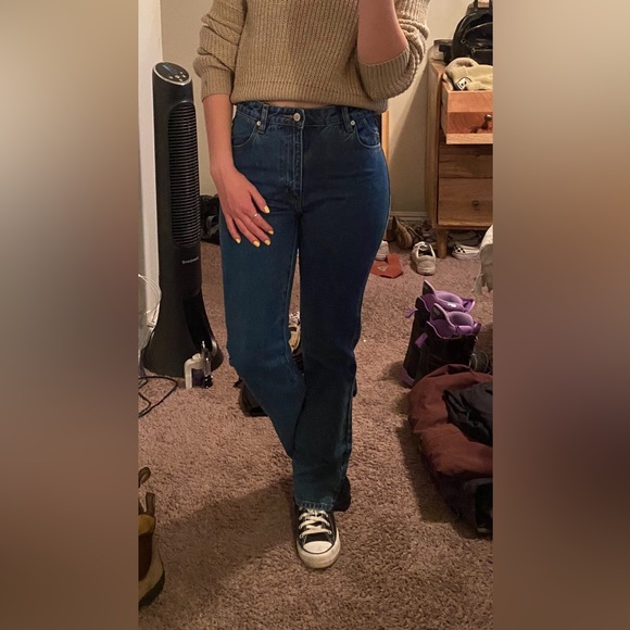 Rolla's Straight Leg Blue Jeans - Picture 5 of 6